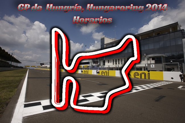Gran Premio de Hungría - F1 2014 - Horarios