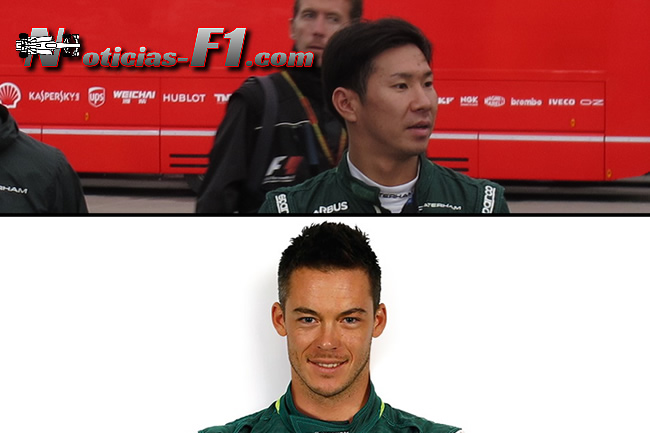 Kamui Kobayashi - André Lotterer - Caterham 