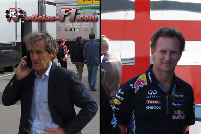 Alain Prost - Christian Horner - www.noticias-f1.com