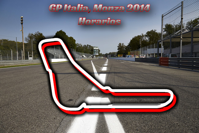 Gran Premio de Italia - Monza 2014 Horarios