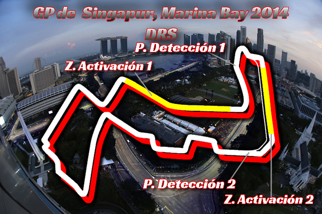 Gran Premio de Singapur, Marina Bay 2014 - DRS 