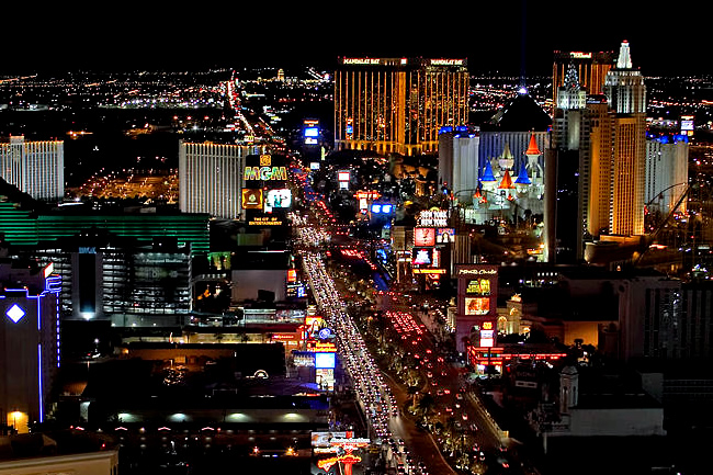 Strip - Las Vegas - Noche - EE. UU