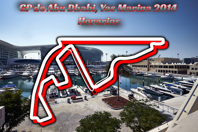 Gran Premio de Abu Dhabi - Yas Marina - Horarios