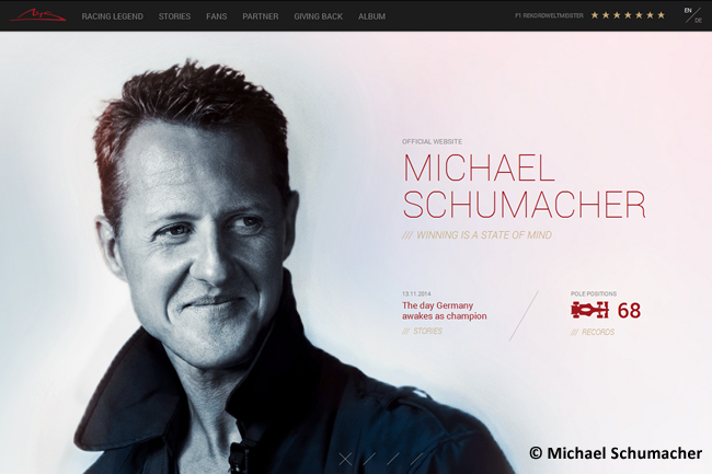 Michael Schumacher - Web Oficial 