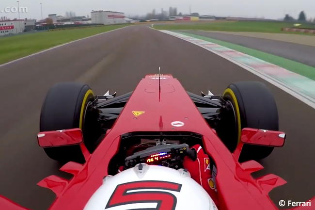 Sebastian Vettel - Scuderia Ferrari - Fiorano - Onboard 