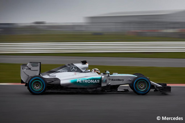 Mercedes W06 - Shakedown 