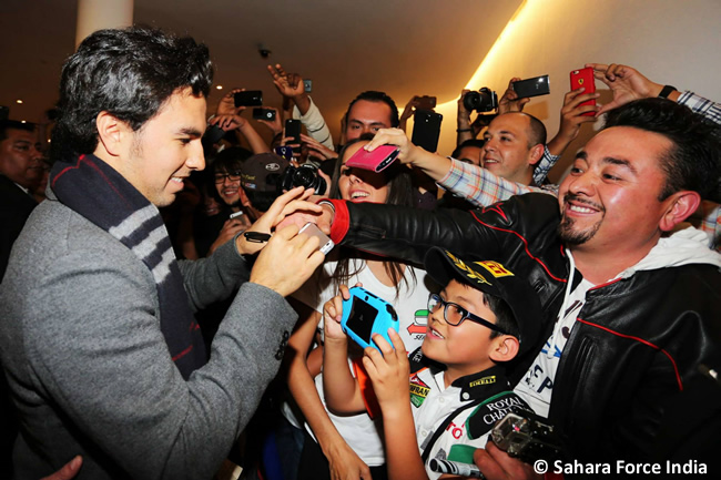 Presentación - Sahara Force India - VJM08 - 2015 - Sergio Pérez 