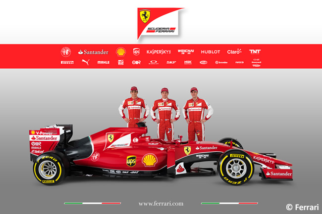 Scuderia Ferrari - SF15T  - Sebastian Vettel - Kimi Raikkonen -  Esteban Gutiérrez 