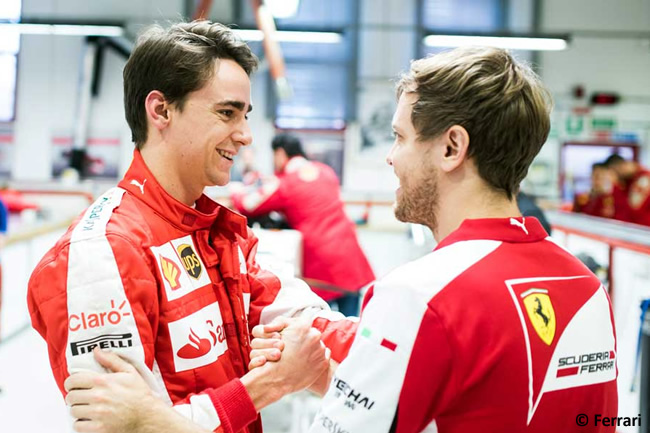 Esteban Gutiérrez - Sebastian Vettel - Scuderia Ferrari 