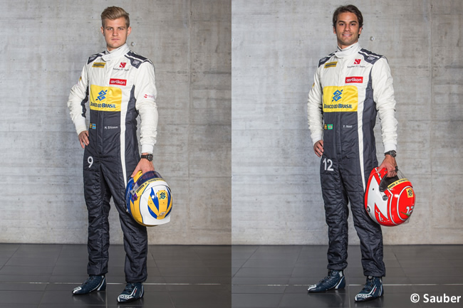 Sauber 2015 - Marcus Ericsson - Felipe Nasr