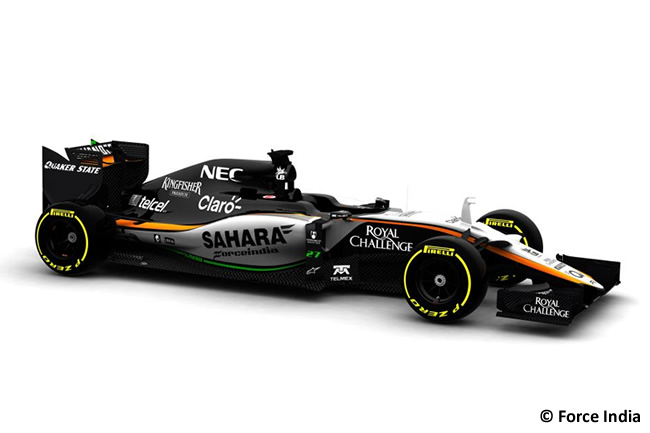 VJM08 - Sahara Force India - Imagen Previa 2º Test Barcelona Pretemporada 2015