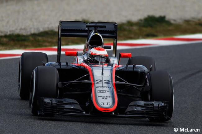 Jenson Button - McLaren - Día 1 - Test Barcelona 2 - Pretemporada 2015 - F1  