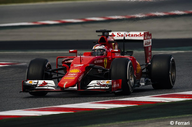 Kimi Raikkonen - Ferrari - Día 1 - Test Barcelona 2 - Pretemporada 2015 - F1 