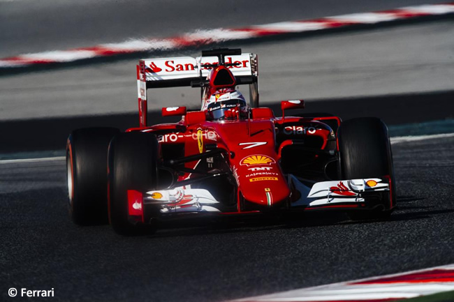 Kimi Raikkonen - Scuderia Ferrari - Test Barcelona - Pretemporada - Día 1