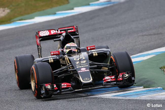 Pastor Maldonado - Lotus - E23 - Día 2 - Test Jerez