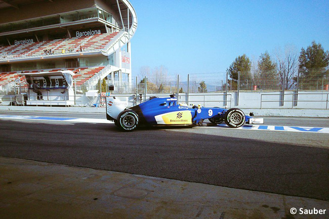 Marcus Ericsson - Sauber - Test - Pretemporada 205 - Barcelona - Día 2