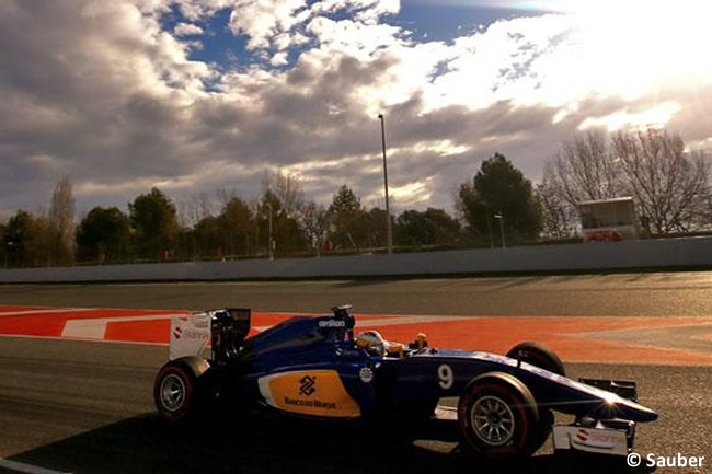 Marcus Ericsson - Sauber - Día 1 - Test Barcelona 2 - Pretemporada 2015 - F1