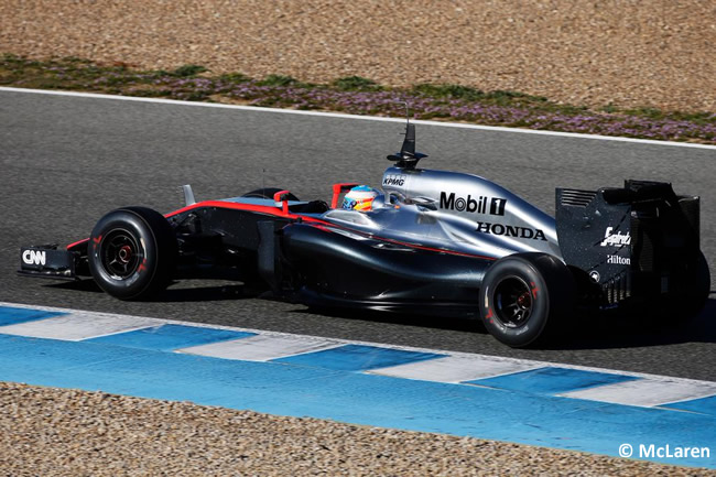 McLaren - Honda - Fernando Alonso - MP4-30 - Día 1 - Test - Jerez