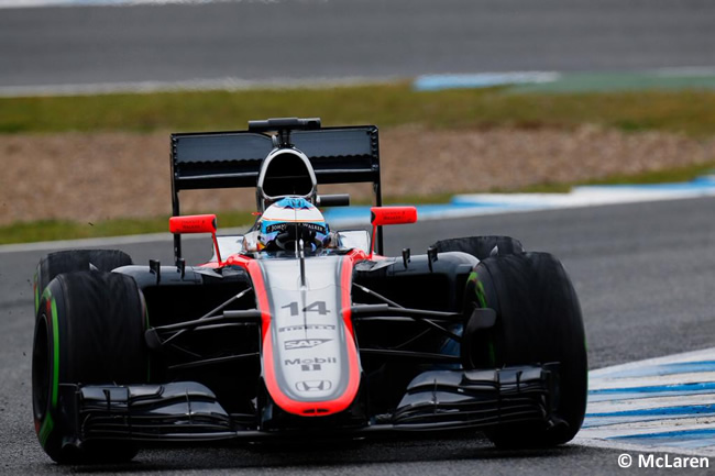 McLaren - Honda - Fernando Alonso - MP4-30 - Día 3 - Test Jerez