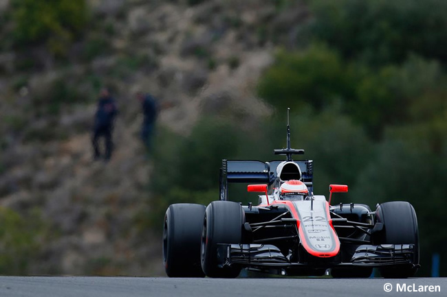 McLaren - Honda - Jenson Button - MP4-30 - Jerez - Día 2 - Test 2015