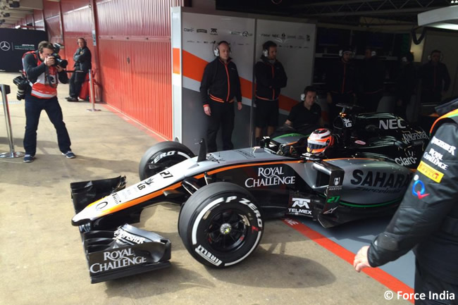 Nico Hulkenberg - Force India - VJM08 -  Día 2- Test Barcelona 2 - Pretemporada 2015 - F1 