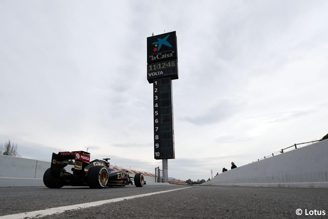 Pastor Maldonado - Lotus - Test Pretemporada Barcelona 2015 - Día