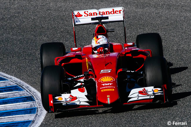 Scuderia Ferrari - SF15-T - Sebastian Vettel - Día 1 - Test Jerez