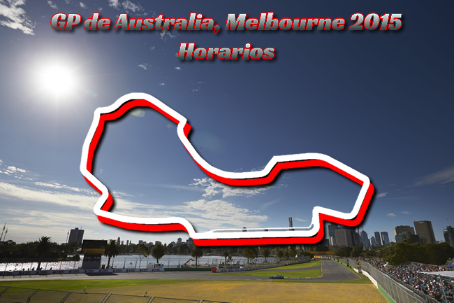 Gran Premio de Australia 2015 - Horarios