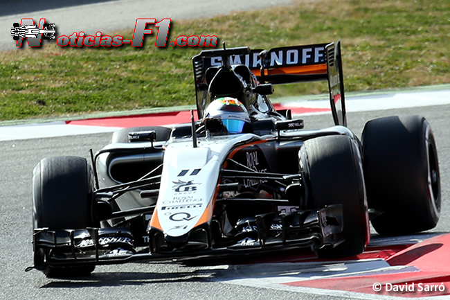 Sergio Pérez - Force India - David Sarró - www.noticias-f1.com