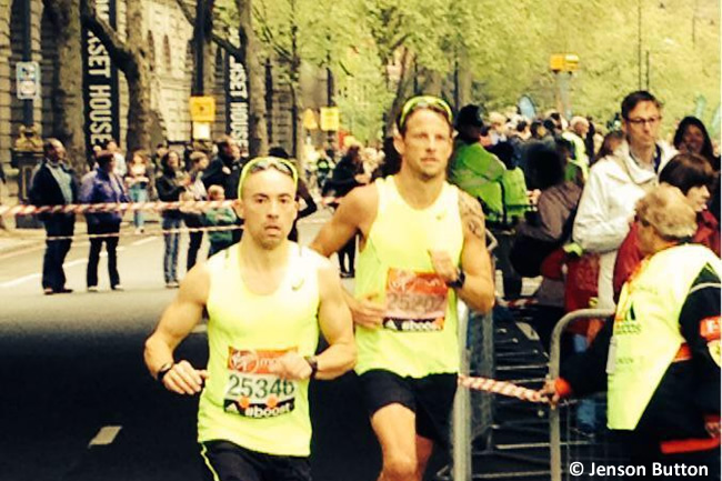 Jenson Button - Maratón Londres 2015