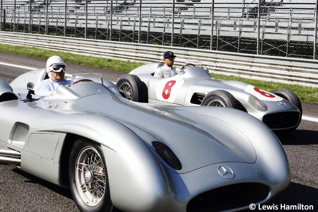 Lewis Hamilton - Stirling Moss - Mercedes 