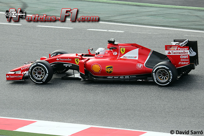 Sebastian Vettel - Scuderia Ferrari - SF15-T - 2015 - David Sarró - www.noticias-f1.com