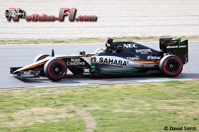 Sergio Pérez - VJM08 - 2015 - Sahara Force India - David Sarró - www.noticias-f1.com