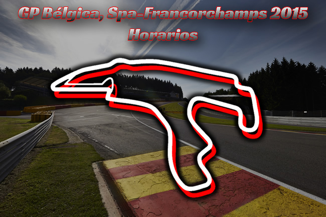 Gran Premio de Bélgica - Spa-Francorchamps - Horarios