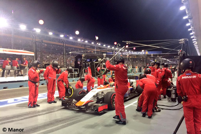 Alexander Rossi - Manor - Singapur 2015