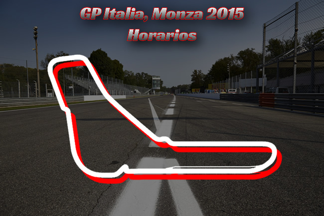 Gran Premio de Italia - Monza - Horarios 2015