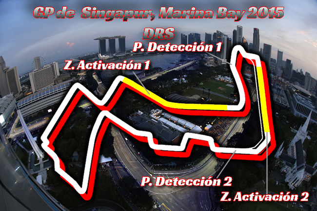 Gran Premio de Singapur 2015 - DRS 