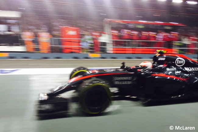 Jenson Button - McLaren - Singapur 2015