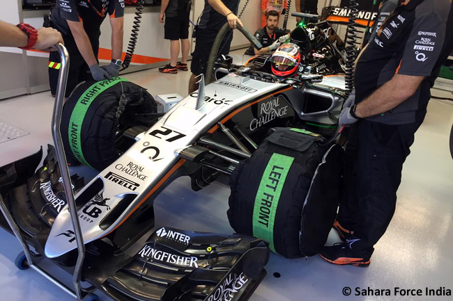 Nico Hulkenberg - Force India - Singapur 2015