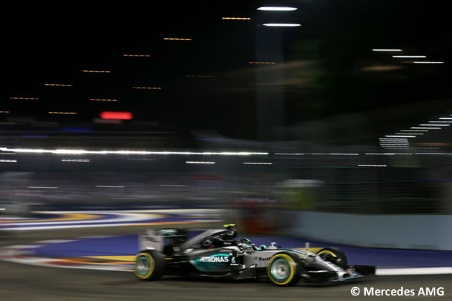 Nico Rosberg - Mercedes - Singapur 2015