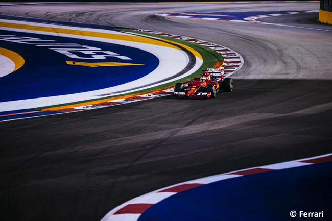 Sebastian Vettel - Scuderia Ferrari - Singapur 2015