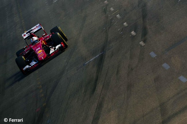 Sebastian Vettel - Scuderia Ferrari - Singapur 2015