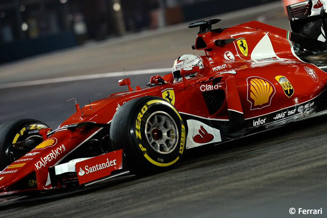Sebastian Vettel - Scuderia Ferrari - Singapur 2015