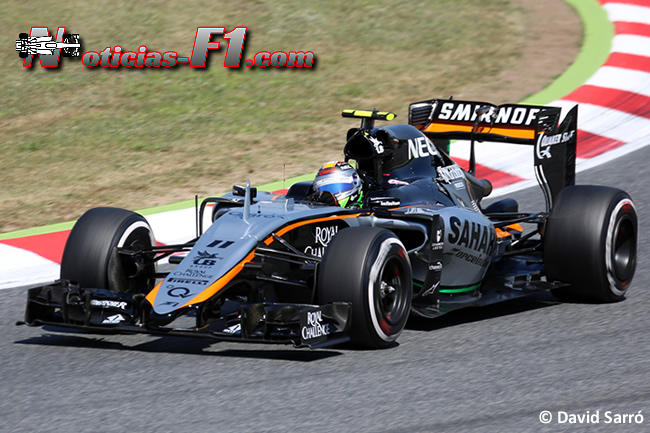 Sergio Pérez - Force India 2015 - David Sarró - www.noticias-f1.com