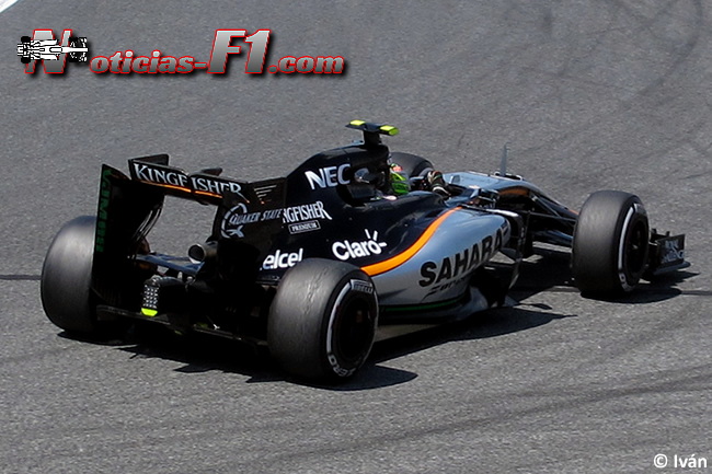 Sergio Pérez - Force India 2015 - www.noticias-f1.com