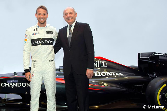 Jenson Button - Ron Dennis - McLaren 2014-2016 - Renovación