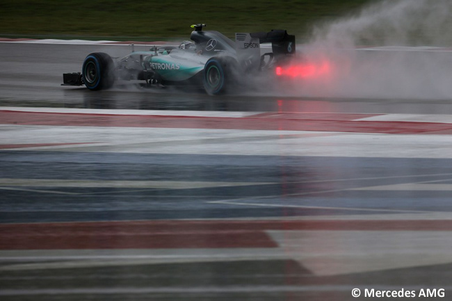 Nico Rosberg Mercedes AMG - Calificación Gran Premio de Estados Unidos 