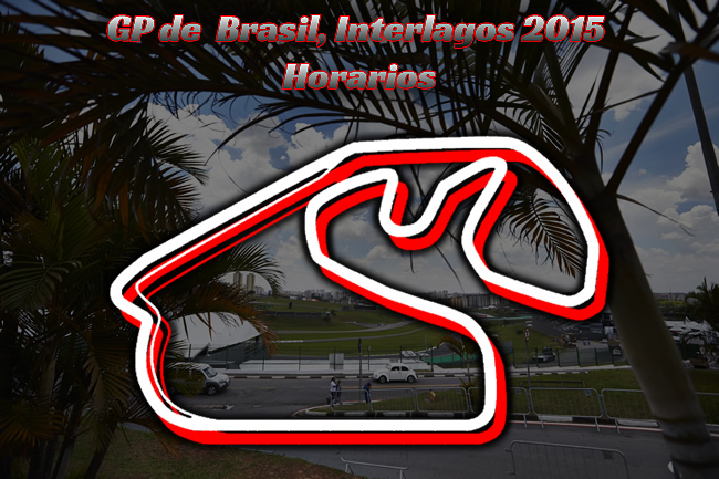 Gran Premio de Brasil - Horarios 2015