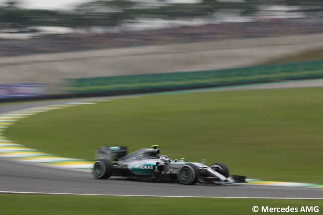 Nico Rosberg - Mercedes AMG - Pole Gran Premio de Brasil 2015