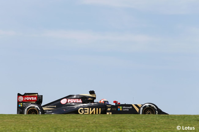 Romain Grosjean - Lotus - Gran Premio de Brasil 2015